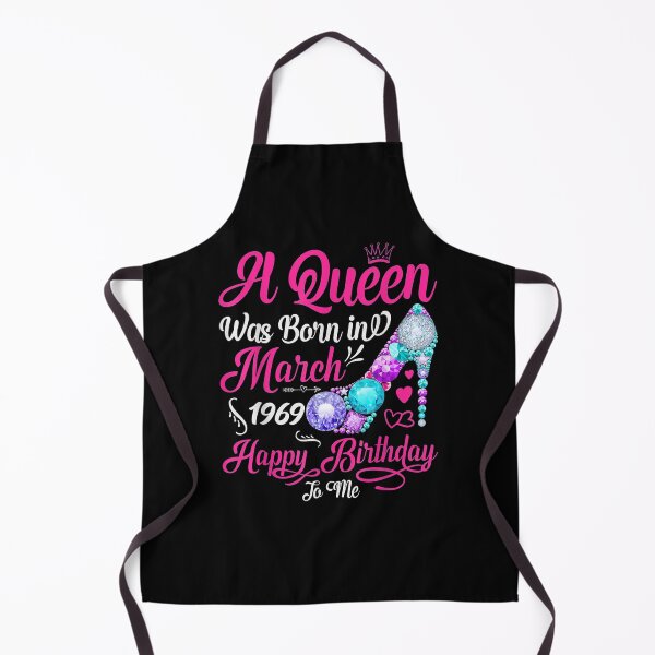 Item preview, A Queen Was Born In March 1969 Happy Birthday To Me Funny designed and sold by manidala.