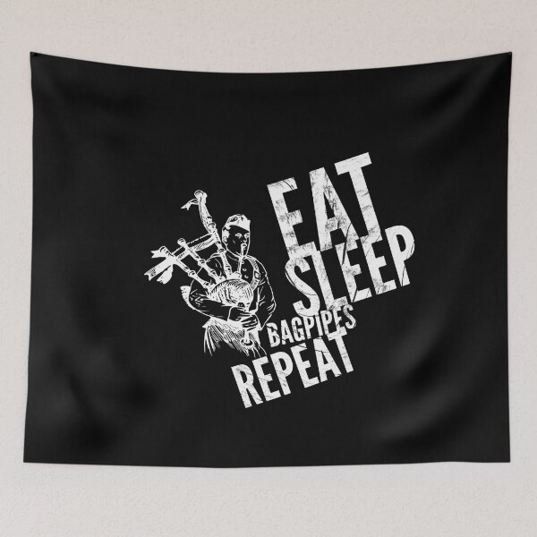 Item preview,  Eat, sleep, bagpipes, repeat  designed and sold by Kpnuts1.
