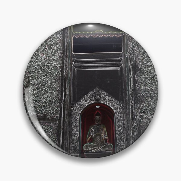 Aperçu de l'œuvre Beau temple bouddhiste à Bali en effet de bord brillant créée et vendue par Miatopia.