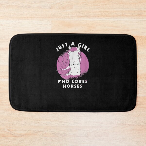 Item preview, A Girl Who Loves Horses A Horse Lover Gift Girls Youth  designed and sold by manidala.