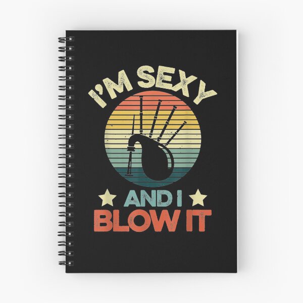 Item preview, I'm Sexy And I Blow It Scottish Bagpipes Vintage Sunset  designed and sold by manidala.