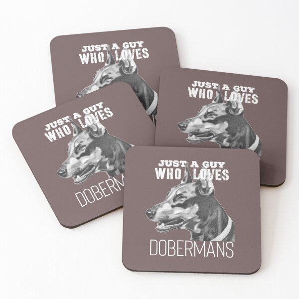 Item preview, Just a Guy Who Loves Dobermans Design for Decor and Gifts designed and sold by LifeCrush.