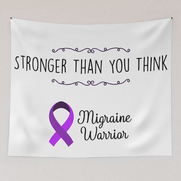 Item preview, Migraine Warrior, Migraine Awareness designed and sold by AnsDesigns.