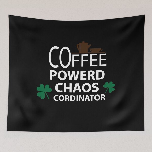 Item preview, coffee powerd chaos cordinator designed and sold by hicham4you.