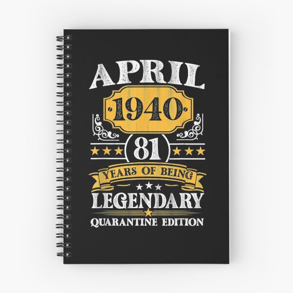 Item preview, 81 Years Old April 1940 Vintage 81st Birthday Quarantine  designed and sold by manidala.