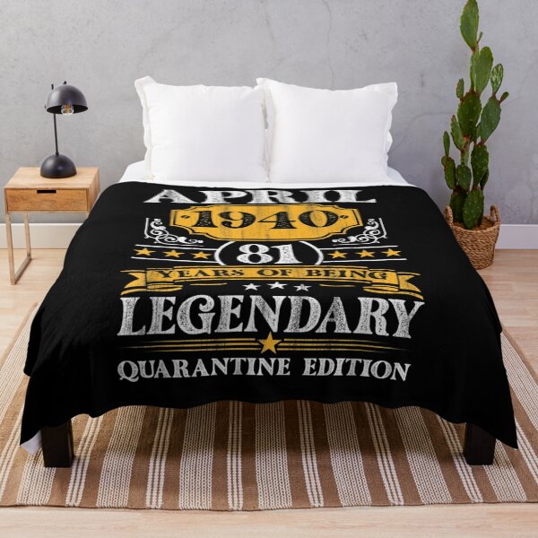 Item preview, 81 Years Old April 1940 Vintage 81st Birthday Quarantine  designed and sold by manidala.