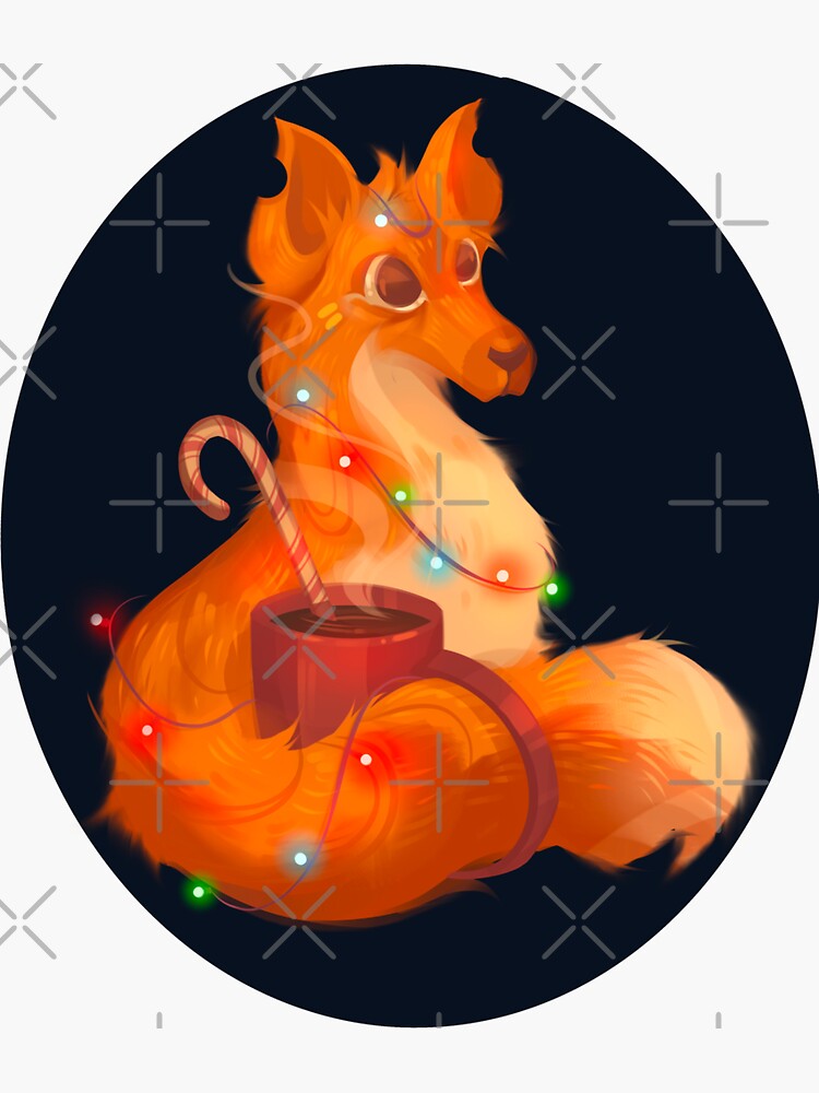 white stuff festive fox