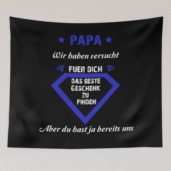 Artikelvorschau, Papa wir haben versucht für dich das beste geschenk zu finden entworfen und verkauft von CreaVisArt.
