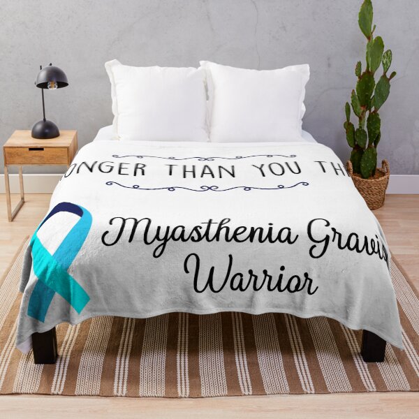 Item preview, Myasthenia Gravis Warrior, Myasthenia Gravis Awareness designed and sold by AnsDesigns.