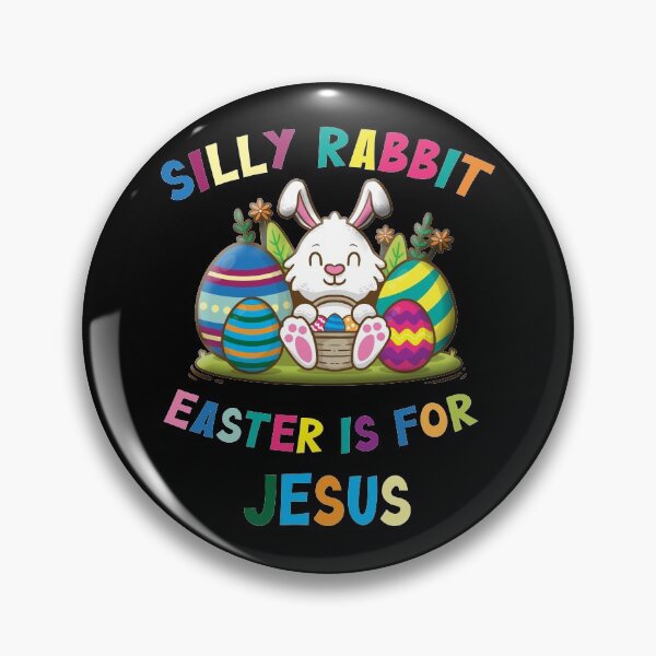 Item preview, Silly Rabbit Easter Is For Jesus - Gear For Christians designed and sold by Thingy72.