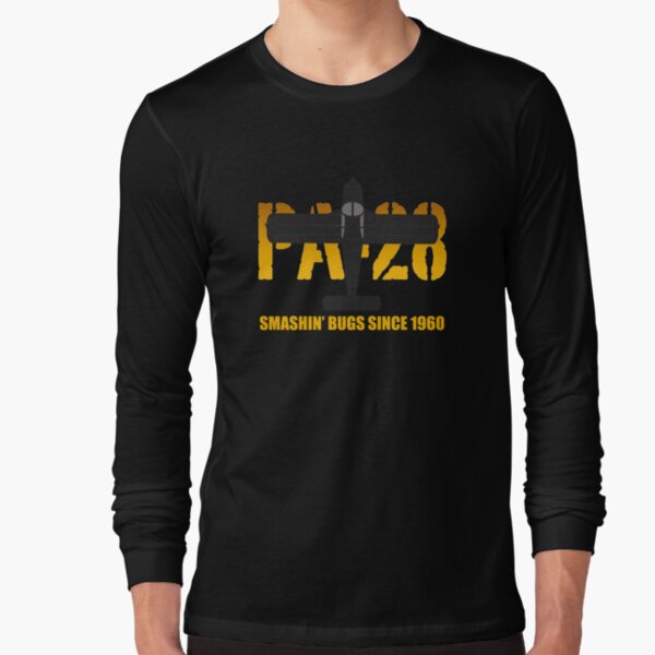 PIPER PA-28 - Smashin' bugs since 1960 Long Sleeve T-Shirt