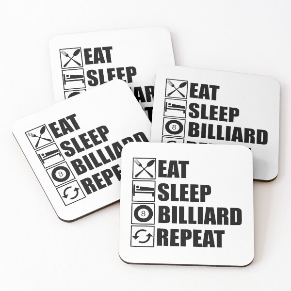 Item preview, Eat Sleep Billiard Repeat designed and sold by Adel Qasem.