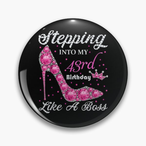 Item preview, Stepping Into My 43rd Birthday Like A Boss For Aunt  designed and sold by manidala.