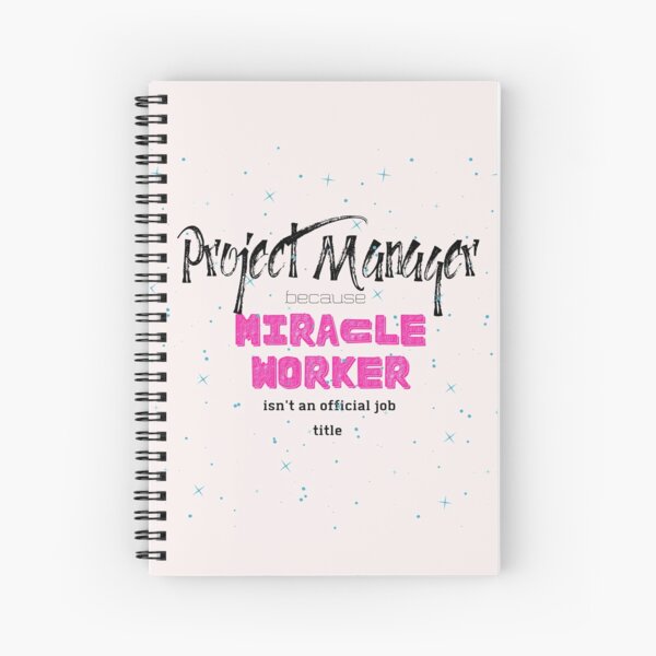 Item preview, Project manager miracle worker pink star designed and sold by Awesomefamily.