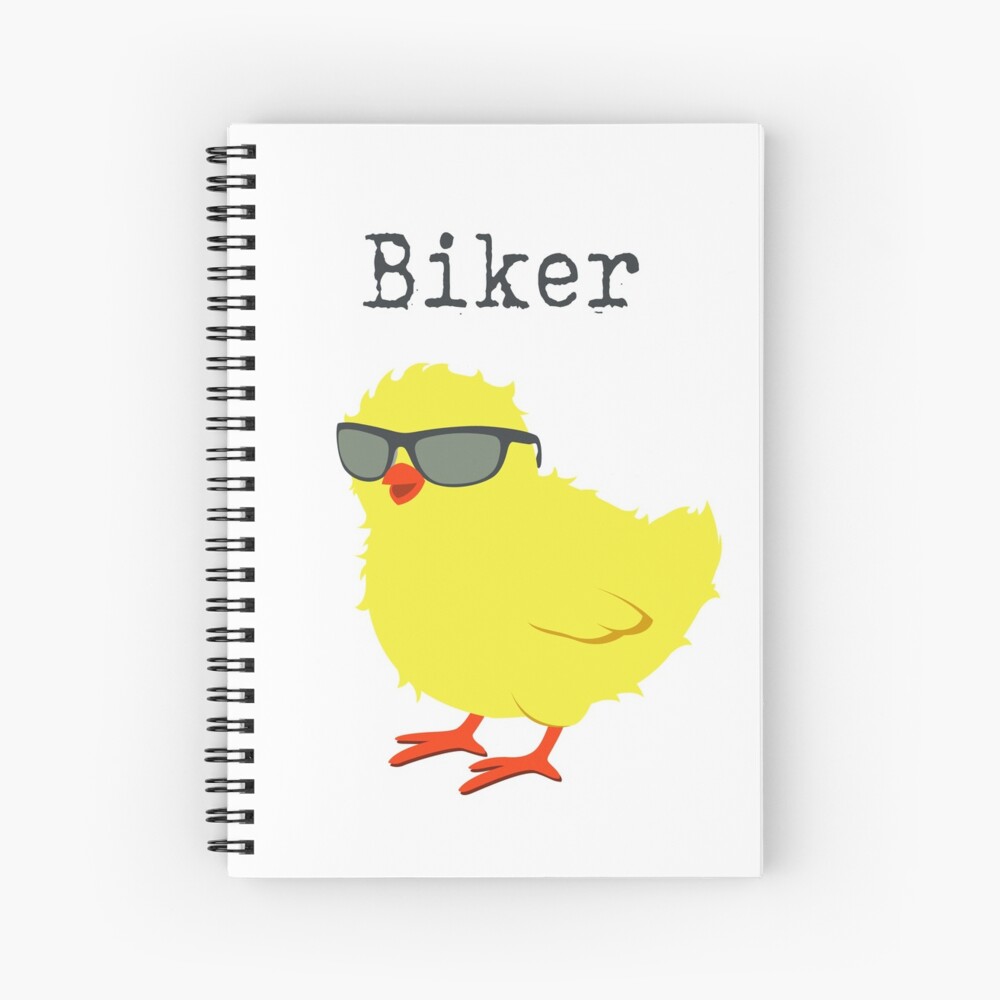 Bikerchick Spiral Notebook
