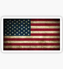 Vintage amerikanische Flagge Sticker