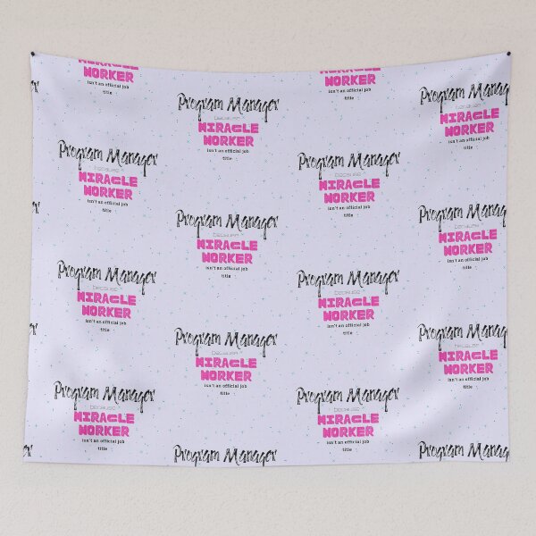 Item preview, program manager miracle worker pink star designed and sold by Awesomefamily.
