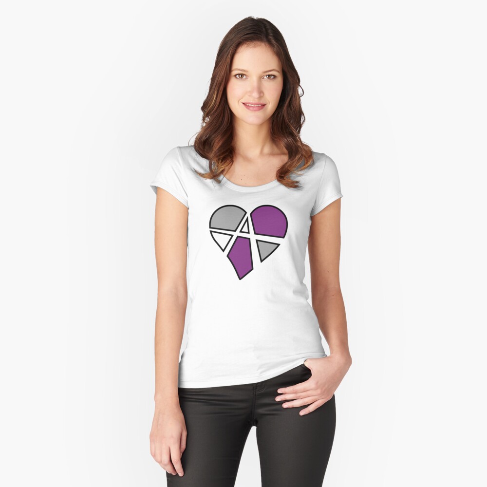 Item preview, Fitted Scoop T-Shirt designed and sold by polyphiliashop.