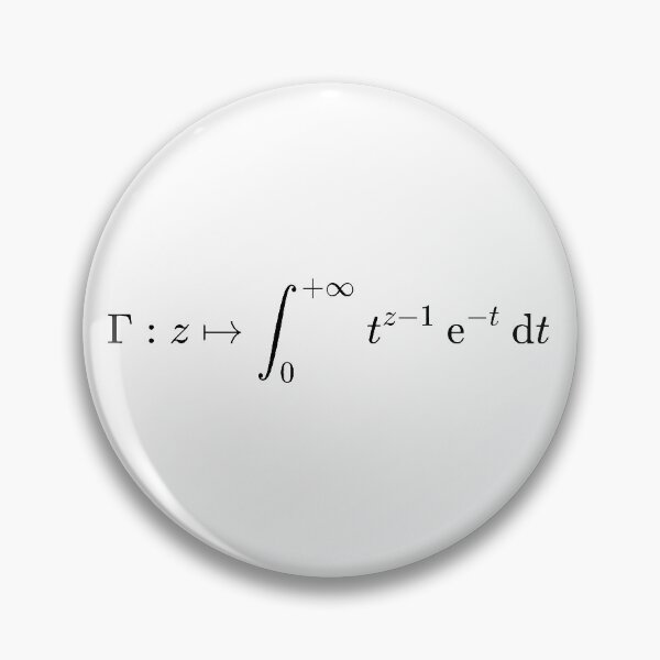 Item preview, Euler Gamma Function, calculus and math designed and sold by NoetherSym.