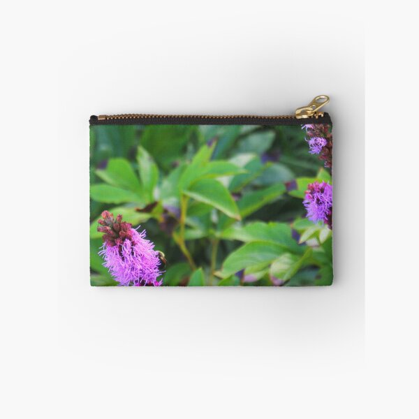 Item preview, Dense Blazing Star Flowers in Dense Green Leaves Prairie Gay Feather designed and sold by Mothe3rd.