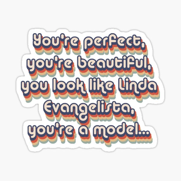 Item preview, you look like Linda Evangelista... - Retro Inspired designed and sold by LuikiArt.