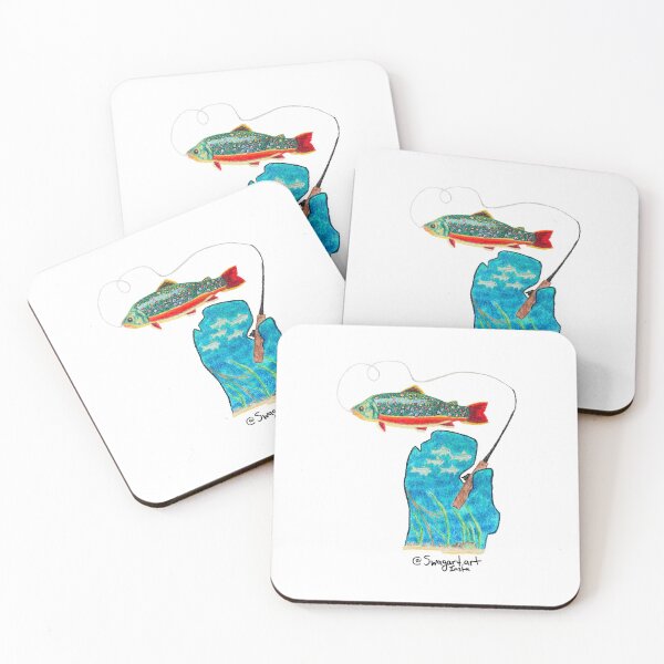 Item preview, Michigan's State Fish: Brook Trout designed and sold by SwagartArt.