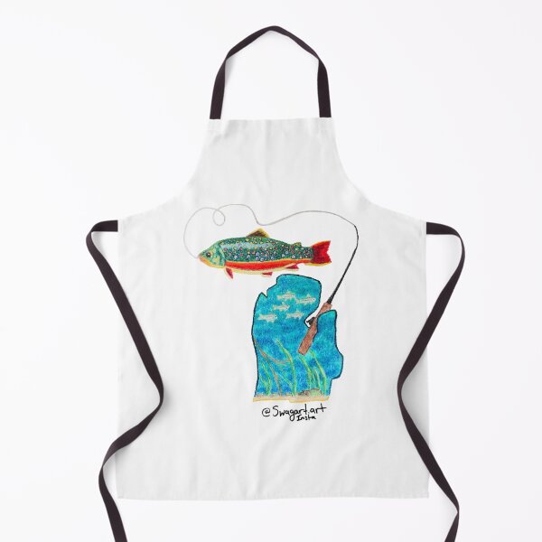 Item preview, Michigan's State Fish: Brook Trout designed and sold by SwagartArt.