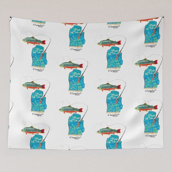 Item preview, Michigan's State Fish: Brook Trout designed and sold by SwagartArt.