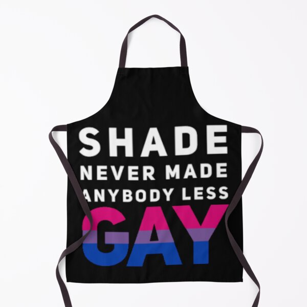 Item preview, Shade Never Made Anybody Less Bi (Black) designed and sold by UnicornPeeps.