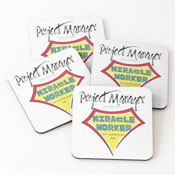 Item preview, Project manager miracle worker super hero designed and sold by Awesomefamily.