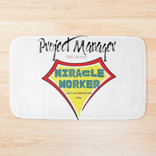 Item preview, Project manager miracle worker super hero designed and sold by Awesomefamily.