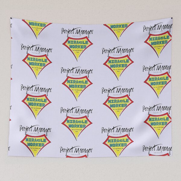 Item preview, Project manager miracle worker super hero designed and sold by Awesomefamily.