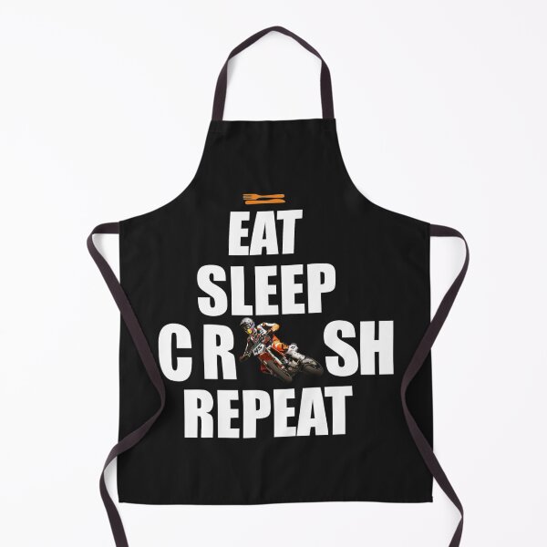 Item preview, Supermoto life style Eat Sleep Crash Repeat designed and sold by sidollar.
