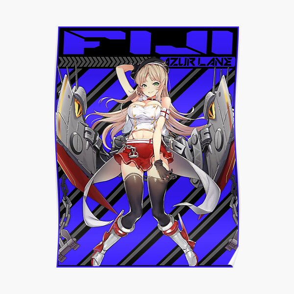 AZUR LANE FIJI Poster By VotreVPX Redbubble