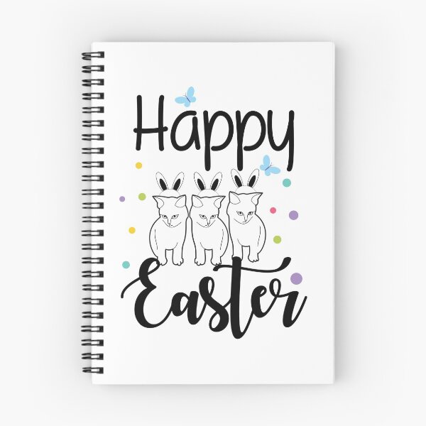 Item preview, Happy Easter - Three Cat Wearing Bunny for Cat Lover designed and sold by K-icon.