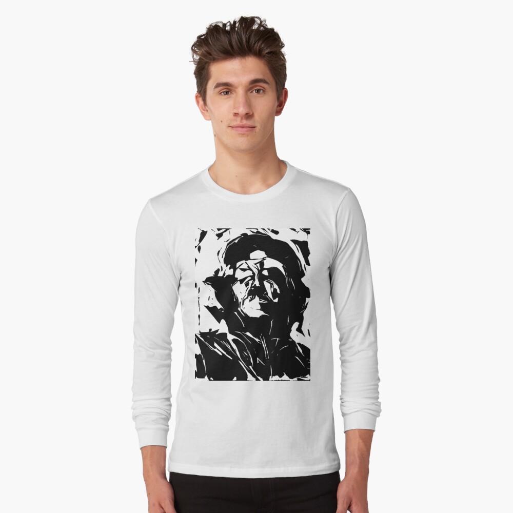 Abstract Che Guevara Black and Red High Contrast Pop Art Essential T-Shirt  for Sale by Dator