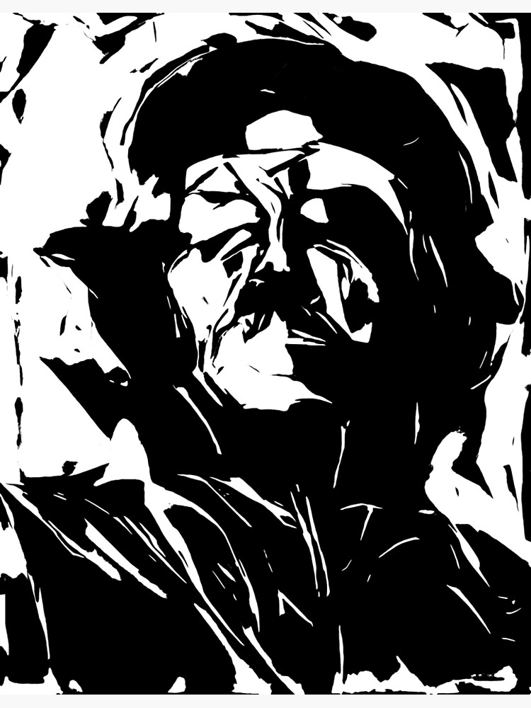 Ernesto Che Guevara Stencil Model Image Design Print Digital 