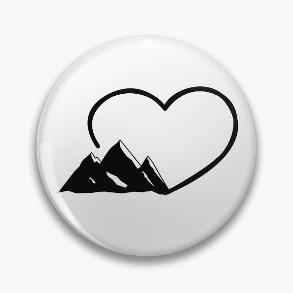 Item preview, Mountains And A Big Heart I Love Hinking designed and sold by Paulina Vanlife.