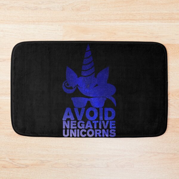 Item preview, Avoid Negative Unicorns People - Magical Unicorn with Glasses designed and sold by hyggekrog.