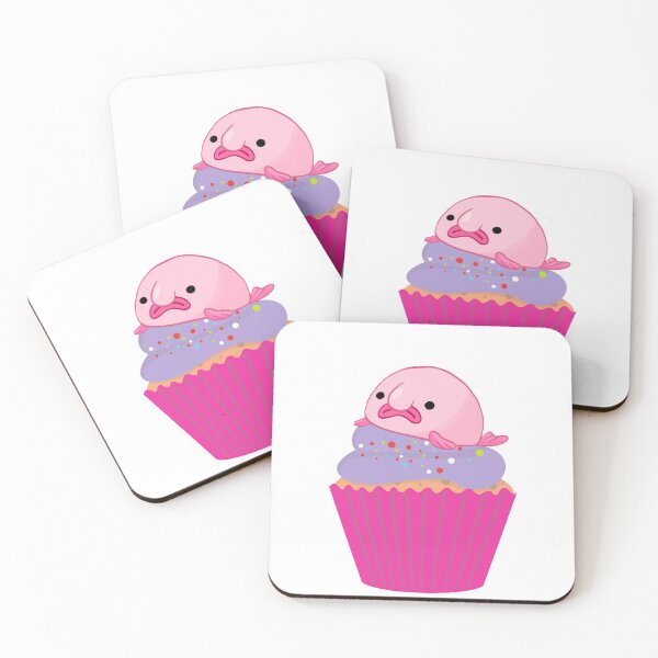 Item preview, Love a blobfish Cupcake designed and sold by Awesomefamily.