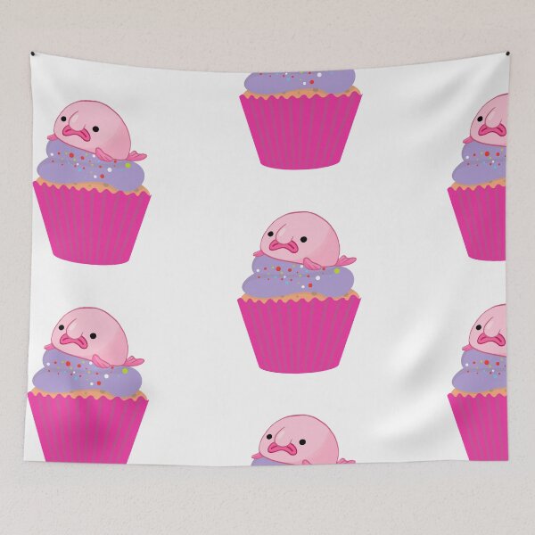 Item preview, Love a blobfish Cupcake designed and sold by Awesomefamily.