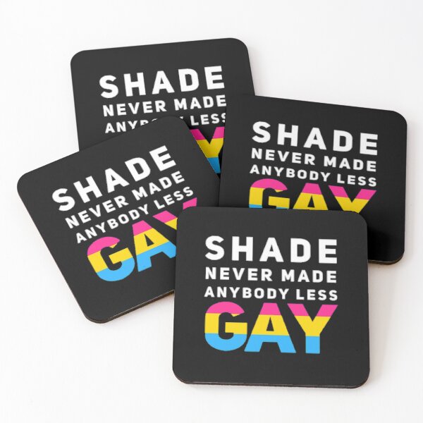 Item preview, Shade Never Made Anybody Less Pan (Black) designed and sold by UnicornPeeps.