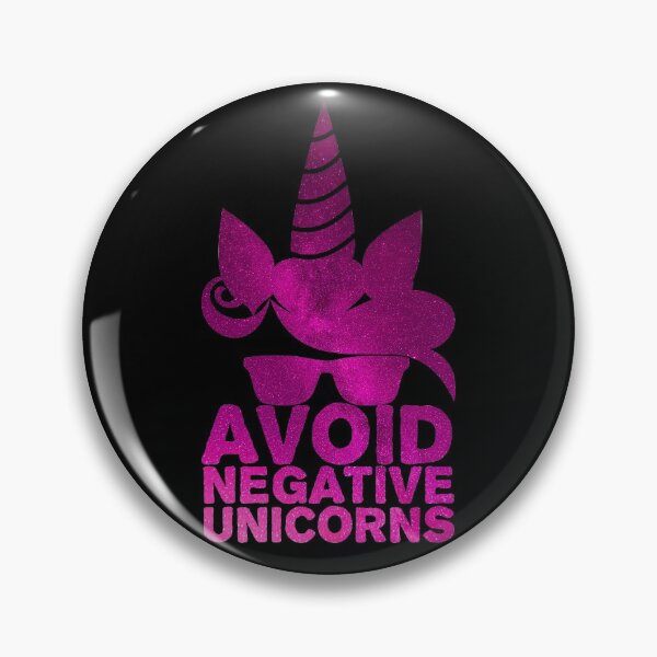 Item preview, Avoid Negative Unicorns People - Magical Unicorn with Glasses designed and sold by hyggekrog.