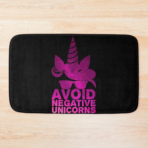 Item preview, Avoid Negative Unicorns People - Magical Unicorn with Glasses designed and sold by hyggekrog.