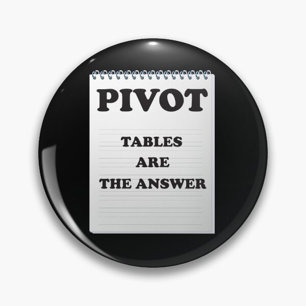 Item preview, Pivot tables are the answer designed and sold by hicham4you.