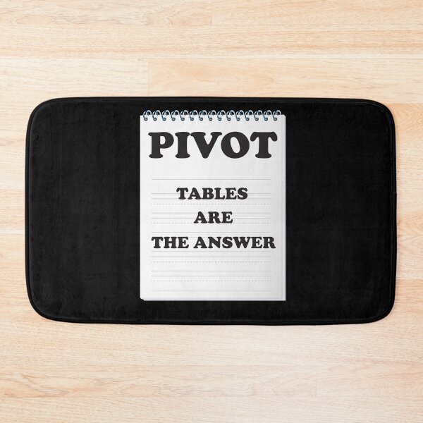 Item preview, Pivot tables are the answer designed and sold by hicham4you.