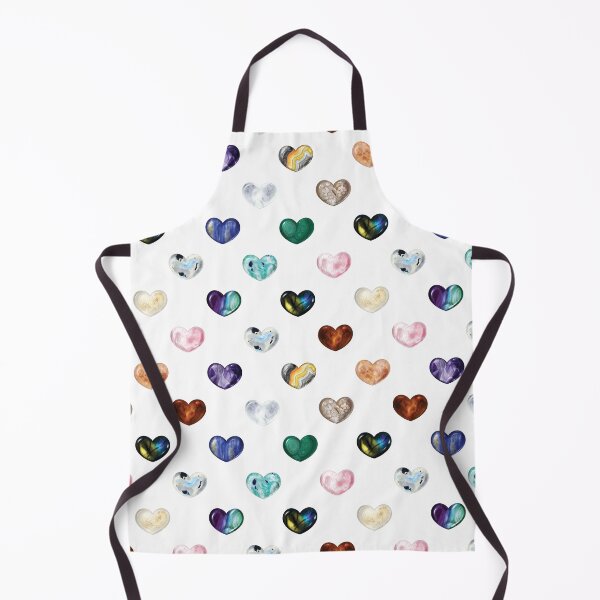 Item preview, Crystal Heart Repeat Pattern and Stickers: White designed and sold by Fleurescience.
