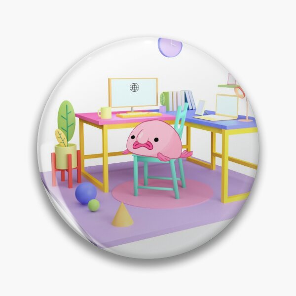 Item preview, Blobfish virtual zoom school designed and sold by Awesomefamily.