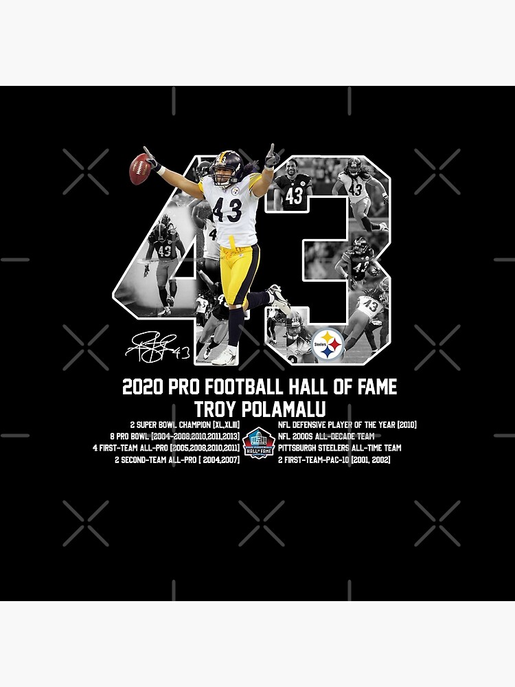 2020 Pro Football Háll óf Fámé Troy Polamalu Shirt | Sticker