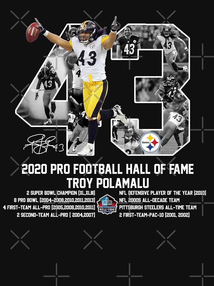 2020 Pro Football Háll óf Fámé Troy Polamalu Shirt' Active T-Shirt for Sale  by TREUYDOI